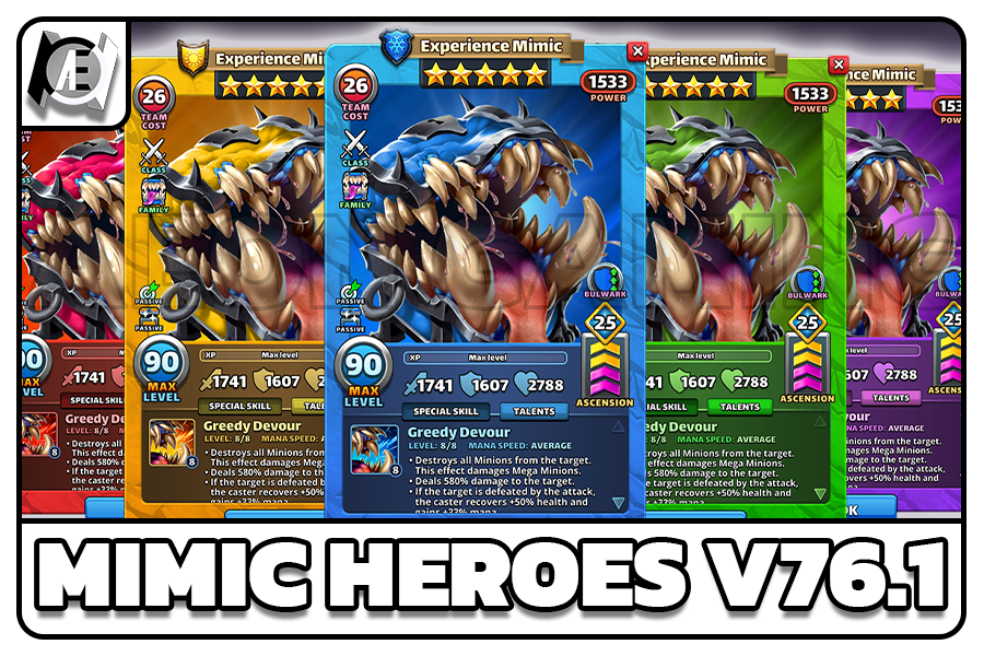 🌀 Complete Guide to Mimic Heroes & Family in Empires & Puzzles (Beta V76 Update)