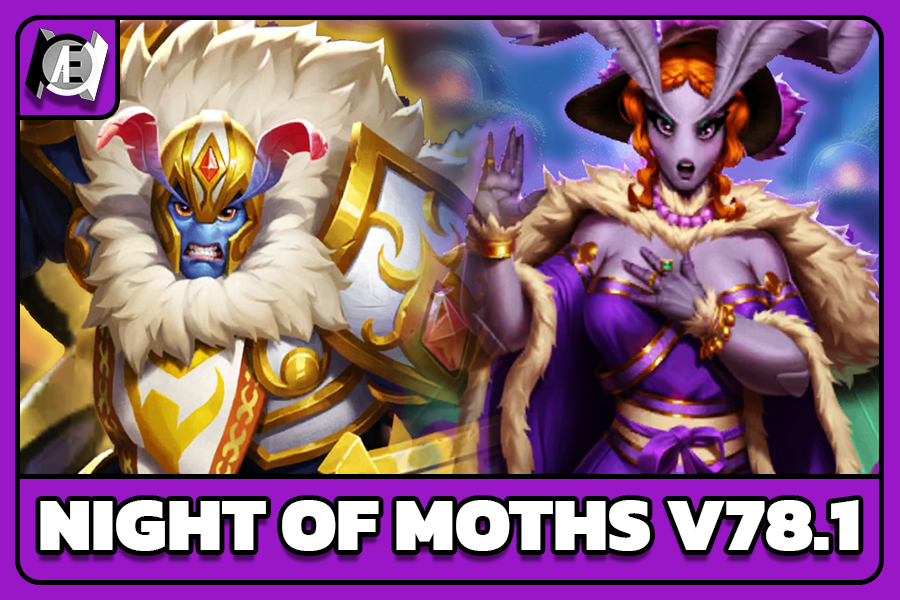 Testing New Heroes from Moth Family in Empires & Puzzles Beta V78.1